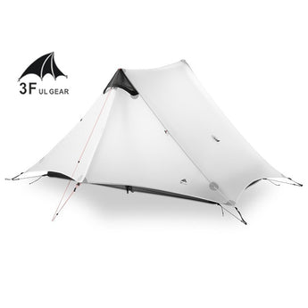 2 3F UL GEAR 2 Person Outdoor Ultralight Camping Tent 3 Season and 4 Season Professional 15D Silnylon Rodless