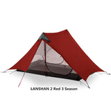 2 3F UL GEAR 2 Person Outdoor Ultralight Camping Tent 3 Season and 4 Season Professional 15D Silnylon Rodless