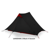 2 3F UL GEAR 2 Person Outdoor Ultralight Camping Tent 3 Season and 4 Season Professional 15D Silnylon Rodless