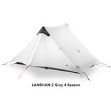 2 3F UL GEAR 2 Person Outdoor Ultralight Camping Tent 3 Season and 4 Season Professional 15D Silnylon Rodless