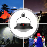 3 Lighting Modes 60 LED Outdoor Rechargeable Emergency Hanging Hook Work Night Lamp