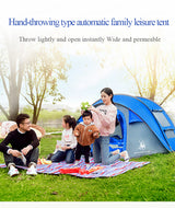 Outdoor Automatic waterproof pop up tents for large family camping