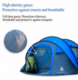 Outdoor Automatic waterproof pop up tents for large family camping