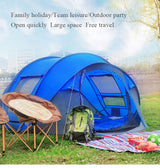 Outdoor Automatic waterproof pop up tents for large family camping