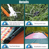 3-4 Person Portable Outdoor Foldable Waterproof Tent