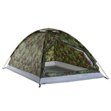 Camouflage outdoor Camping Polyester Single Layer Portable  Outdoor tent for 2 Persons.