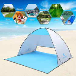 Anti UV Shelter Automatic Travel Beach Tent