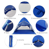 Automatic Instant Pop Up Beach Tent 2 person Lightweight  Sun Shelter Beach Tent