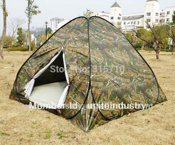 easy to carry camouflage color 3-4 Persons pop up outdoor tent.