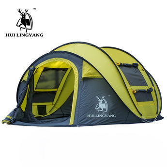 Outdoor Automatic waterproof pop up tents for large family camping