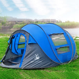 Outdoor Automatic waterproof pop up tents for large family camping