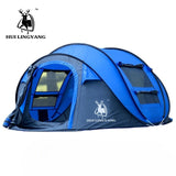 Outdoor Automatic waterproof pop up tents for large family camping