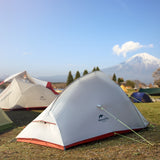 Naturehike Cloud Up 2 Ultralight Tent Free Camping Standing 20D Fabric Camping Tents With free Mat.