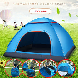 3-4 Person Portable Outdoor Foldable Waterproof Tent