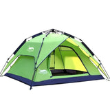 Automatic Camping Tent, 3-4 Person Family Tent Double Layer for Hiking Travel