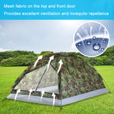 Camouflage outdoor Camping Polyester Single Layer Portable  Outdoor tent for 2 Persons.