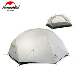 20D Nylon Fabic Double Layer 3 Season Mongar  Camping Tent  Waterproof Tent for 2 Persons