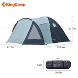 Portable Durable Waterproof Breathable 2 3 4 Person Family Camping Tent with Screen room