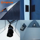Portable Durable Waterproof Breathable 2 3 4 Person Family Camping Tent with Screen room