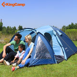 Portable Durable Waterproof Breathable 2 3 4 Person Family Camping Tent with Screen room